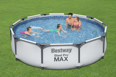 10ft Steel Pro Max Frame Pool-Bestway, Outdoor Sand & Water Play, Seasons, Stock, Summer, Swimming Pools-Learning SPACE