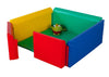 1.4m Square Soft Sided Den-Ball Pits, Down Syndrome, Movement Breaks, Play Dens, Rainbow Theme Sensory Room, Sensory Dens-Multi-Coloured-Learning SPACE