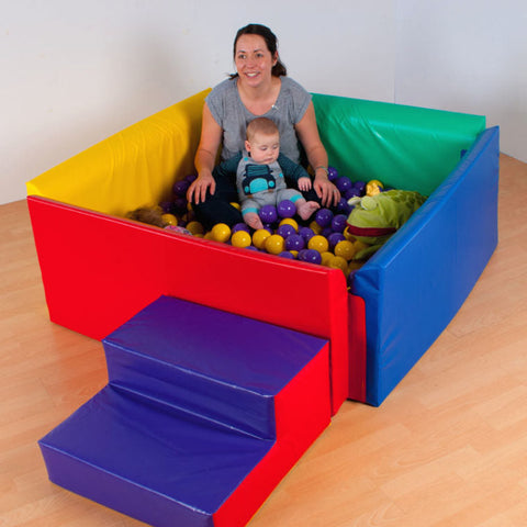 1.4m Square Soft Sided Den-Ball Pits, Down Syndrome, Movement Breaks, Play Dens, Rainbow Theme Sensory Room, Sensory Dens-Learning SPACE