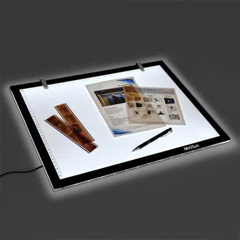 A3 Light Panel LED Ultra Slim-AllSensory, Light Boxes, MiniSun, Stock, Visual Sensory Toys-Learning SPACE