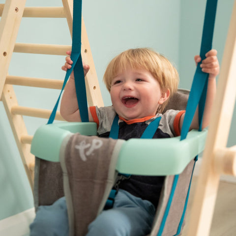 Active-Tots Pikler Style Wooden Climb and Swing-Additional Need, Baby Climbing Frame, Baby Swings, Gross Motor and Balance Skills, Helps With, Indoor Swings, Outdoor Climbing Frames, Outdoor Swings, Seasons, Sensory Climbing Equipment, Summer, TP Toys-Learning SPACE