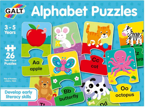 Galt Alphabet Puzzles-13-99 Piece Jigsaw, Down Syndrome, Early Years Literacy, Galt, Gifts For 2-3 Years Old, Learn Alphabet & Phonics, Literacy Toys, Primary Literacy, Stock-Learning SPACE