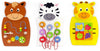 Animal Activity Wall Panel Toy - Set of 3-Additional Need, Fine Motor Skills, Gifts For 1 Year Olds, Helps With, Maths, Primary Maths, sensory activity, Sensory Wall Panels & Accessories, Shape & Space & Measure, Sound, Stock, Tactile Toys & Books, Tracking & Bead Frames, Viga Activity Wall Panel-Learning SPACE