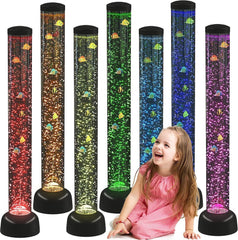 Bubble Tube 105cm (comes with fish)-AllSensory, Bubble Tubes, Calming and Relaxation, Helps With, Matrix Group, Neuro Diversity, Playlearn, Sensory Processing Disorder, Toys for Anxiety, Visual Sensory Toys-Learning SPACE