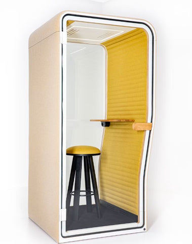 BuzziNest - Sound Reducing Privacy Booth-bespoke, booth, Buzzi Space, Dividers, Library Furniture, Noise Reduction, Wellbeing Furniture-Learning SPACE