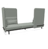 BuzziSpark Sound Reducing Sofa-Armchair, bespoke, booth, Buzzi Space, Full Size Seating, Noise Reduction, Padded Seating, Seating, Sofa, Wellbeing Furniture-Original AG103 - Left open (3 Person)-High-Hazy Grey - TRCS+ 9107-Learning SPACE