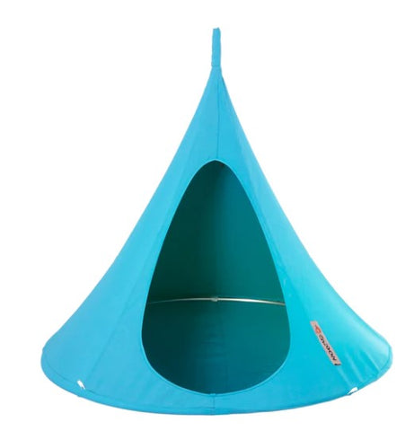 Cacoon Hanging Chair Single-Core Range, Hammocks, Indoor Swings, Movement Chairs & Accessories, Seating, Teen & Adult Swings, Wellbeing Furniture-Turquoise-Learning SPACE