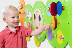 Caterpillar Activity Wall Panels - Interactive Educational Toy for Kids-Maths, Primary Maths, sensory activity, Sensory Wall Panels & Accessories, Shape & Space & Measure, Stock, Strength & Co-Ordination, Viga Activity Wall Panel-Learning SPACE