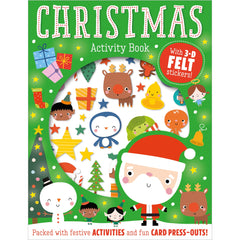 Christmas Felt Stickers Activity Book-Christmas, Christmas 2024, Early Years Books & Posters, Featured, Sticker-Learning SPACE