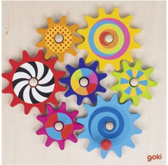 Cogwheel Fun Board-Additional Need, AllSensory, Down Syndrome, Early years Games & Toys, Early Years Sensory Play, Fine Motor Skills, Gifts For 3-5 Years Old, Goki Toys, Helps With, Primary Games & Toys, Stock-Learning SPACE