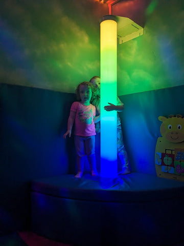 Connect Pro Sensory Room Standard Set-Sensory toy-Connect Pro, Fibre Optic Lighting, Ready Made Sensory Rooms, Sensory Boxes, Stock-Colour Column-Cloud Shape-No-Learning SPACE