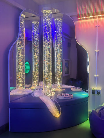 Connect Pro Sensory Room Standard Set-Sensory toy-Connect Pro, Fibre Optic Lighting, Ready Made Sensory Rooms, Sensory Boxes, Stock-Bubble Tube-Cloud Shape-No-Learning SPACE