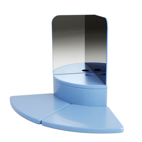 Corner Plinth with Mirrors and Floor Mats-Bubble Tube Accessories, Floor Padding, Learning SPACE, Plinths, Sensory Room Furniture, Soft Play Sets-Squared-Learning SPACE