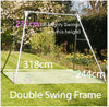 Double Swing Frame-Adapted Outdoor play, Outdoor Swings, Seasons, Stock, Summer, Teen & Adult Swings-Learning SPACE