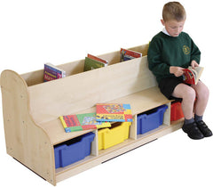 Early Years Reading Nook-Bookcases, Children's Wooden Seating, Modular Seating, Nooks, Nurture Room, Seating, Sensory Room Furniture, Storage, Trays, Wellbeing Furniture-Learning SPACE