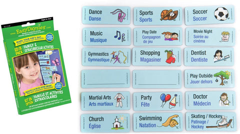 Easy Daysies Family & Extracurricular Activities Routine Add On Kit-Additional Need, Calmer Classrooms, Easy Daysies, Life Skills, Planning And Daily Structure, PSHE, Rewards & Behaviour, Schedules & Routines, Social Emotional Learning, Stock-Learning SPACE