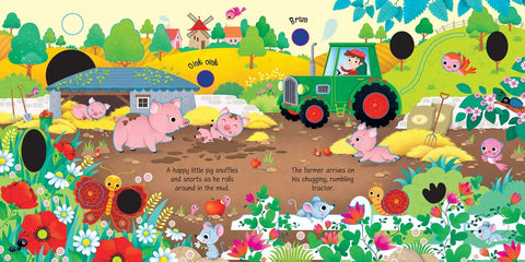 Farm Sounds - Noisy Book-AllSensory, Baby Books & Posters, Baby Musical Toys, Baby Sensory Toys, Early Years Books & Posters, Early Years Literacy, Farms & Construction, Helps With, Imaginative Play, Music, Sensory Seeking, Sound, Stock, Usborne Books-Learning SPACE