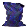 Floor Cushion Galaxy Print UV Reactive Children's Bean Bag-AllSensory, Bean Bags, Bean Bags & Cushions, Eden Learning Spaces, Nurture Room, Star & Galaxy Theme Sensory Room, Stock, Teenage & Adult Sensory Gifts, UV Reactive, Wellbeing Furniture-Learning SPACE