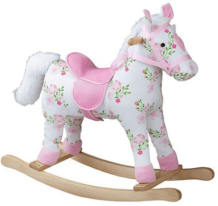 Floral Rocking Horse-Additional Need, AllSensory, Baby & Toddler Gifts, Baby Ride On's & Trikes, Balancing Equipment, Bigjigs Toys, Gross Motor and Balance Skills, Proprioceptive, Ride On's. Bikes & Trikes, Sensory Processing Disorder, Stock, Vestibular-Learning SPACE