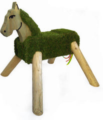 Grass Seating - Pony (Standing)-Additional Need, Children's Wooden Seating, Forest School & Outdoor Garden Equipment, Gross Motor and Balance Skills, Helps With, Nature Learning Environment, Outdoor Furniture, Playground Equipment, Seating, Sensory Garden, Stock-Learning SPACE