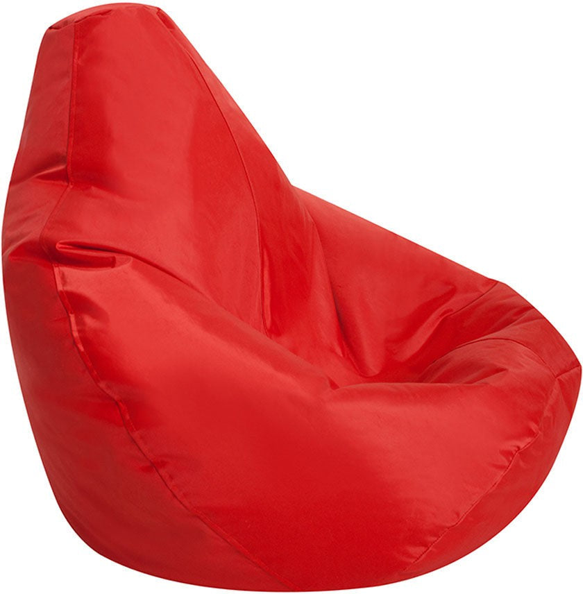 Kids Reading Pod Bean Bag-Bean Bags, Bean Bags & Cushions, Eden Learning Spaces, Matrix Group, Nurture Room, Reading Area, Sensory Room Furniture-Red-Learning SPACE