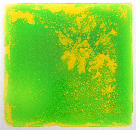 Large Liquid Filled Sensory Floor Tile - Single-AllSensory, Calming and Relaxation, Down Syndrome, Helps With, Lumina, Matrix Group, Playlearn, Sensory Floor Tiles, Sensory Flooring, Sensory Processing Disorder, Sensory Seeking, Teen Sensory Weighted & Deep Pressure, Visual Sensory Toys-Yellow / Green-Learning SPACE