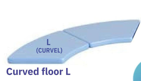 Learning SPACE Curved Floor Padding-Exclusive, Floor Padding, Learning SPACE, Padding for Floors and Walls-Learning SPACE