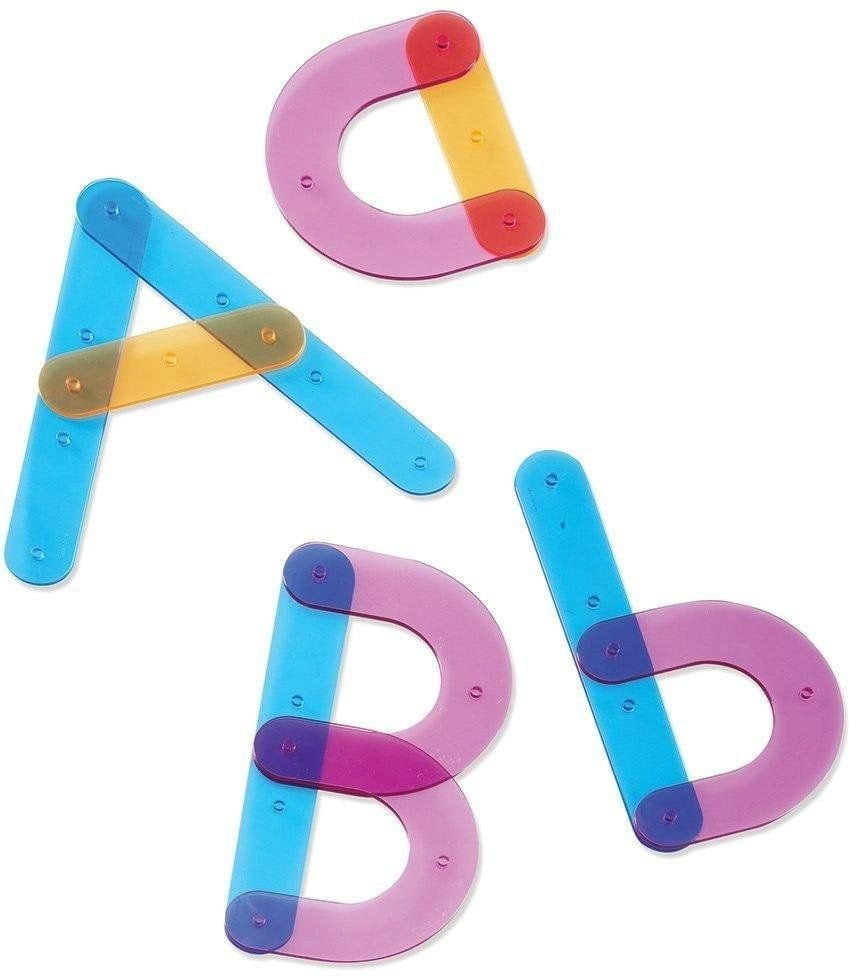 Letter Construction Activity Set-Dyslexia, Early Years Literacy, Handwriting, Learn Alphabet & Phonics, Learning Difficulties, Learning Resources, Light Box Accessories, Literacy Toys, Neuro Diversity, Primary Literacy, Stock, Strength & Co-Ordination-Learning SPACE