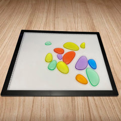 Light Panel Large with 3 light settings-AllSensory, Light Boxes, Playlearn, Sensory Light Up Toys, Visual Sensory Toys-Learning SPACE