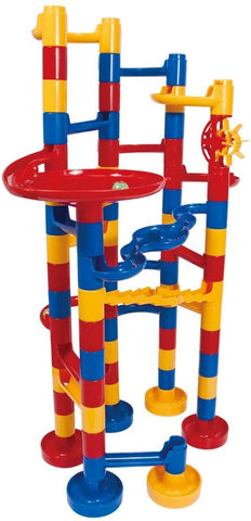 Marble Run - Super Set: 60-Piece Building Fun for Kids-Additional Need, Cause & Effect Toys, Engineering & Construction, Fine Motor Skills, Galt, Gifts for 5-7 Years Old, Learning Activity Kits, Maths, Primary Maths, S.T.E.M, Shape & Space & Measure, Stacking Toys & Sorting Toys, Stock, Tracking & Bead Frames-Learning SPACE