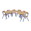 Milan Group Table-Classroom Table, Furniture, Height Adjustable, Horseshoe, Profile Education, Table, Wellbeing Furniture-Learning SPACE