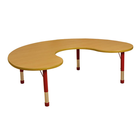 Milan Group Table-Classroom Table, Furniture, Height Adjustable, Horseshoe, Profile Education, Table, Wellbeing Furniture-Red-Learning SPACE