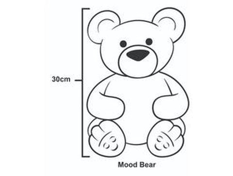 Nervous Bear - Mood Bear-Stuffed Toys-Additional Need, Comfort Toys, Eco Friendly, Emotions & Self Esteem, Helps With, Mood Bear, PSHE, Social Emotional Learning-Learning SPACE