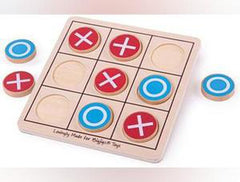 Wooden Noughts and Crosses Game – Classic Tic Tac Toe Set-Board Games-Bigjigs Toys, Early Years Travel Toys, Primary Games & Toys, Primary Travel Games & Toys, Stock, Table Top & Family Games, Teen Games-Learning SPACE