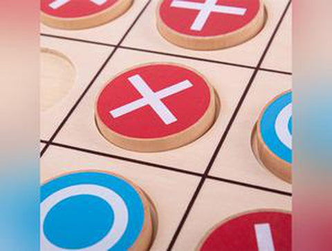 Wooden Noughts and Crosses Game – Classic Tic Tac Toe Set-Board Games-Bigjigs Toys, Early Years Travel Toys, Primary Games & Toys, Primary Travel Games & Toys, Stock, Table Top & Family Games, Teen Games-Learning SPACE