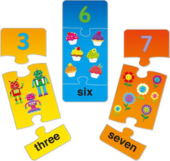 Number Puzzles - Develop early counting skills-Counting Numbers & Colour, Dyscalculia, Early Years Maths, Galt, Gifts For 2-3 Years Old, Maths, Maths Toys, Neuro Diversity, Primary Maths, Stock-Learning SPACE