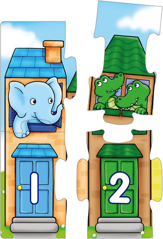 Number Street - Jigsaw Puzzle and Poster-13-99 Piece Jigsaw, Calmer Classrooms, Classroom Displays, Counting Numbers & Colour, Dyscalculia, Early Years Maths, Helps With, Maths, Maths Toys, Neuro Diversity, Orchard Toys, Primary Maths, Stock, Strength & Co-Ordination-Learning SPACE