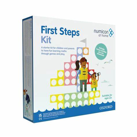 Numicon at Home First Steps Kit-Addition & Subtraction, Counting Numbers & Colour, Dyscalculia, Early Years Maths, Learning Activity Kits, Maths, Maths Toys, Multiplication & Division, Neuro Diversity, Primary Maths, Threading-Learning SPACE