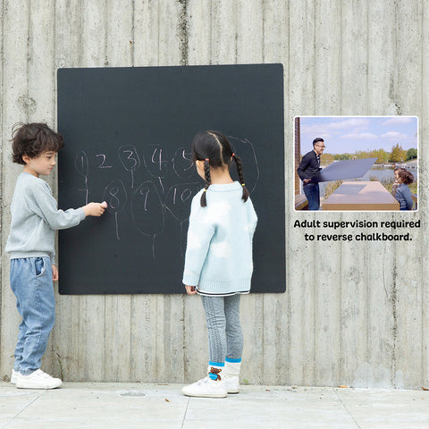 Outdoor - Number 1-100 Chalkboard (coloured)-Art Materials, Arts & Crafts, Chalk, Counting Numbers & Colour, Dyscalculia, Early Arts & Crafts, Early Years Maths, Maths, Neuro Diversity, Playground Equipment, Playground Wall Art & Signs, Primary Arts & Crafts, Primary Maths-Learning SPACE