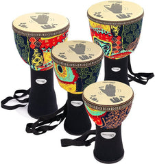 Percussion Plus Slap Djembe Packs - Pretuned - 4 pack-Calmer Classrooms, Classroom Packs, Drums, Helps With, Music, Percussion Plus, Primary Music, Sound, Sound Equipment, Stock-Learning SPACE