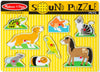 Pets Sound Puzzle - 8 Pieces-Sound, Sound. Peg & Inset Puzzles, Stock-Learning SPACE