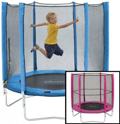 Plum® 6ft Junior Trampoline & Enclosure-ADD/ADHD, Matrix Group, Neuro Diversity, Plum Play, Plum Products Ltd, Seasons, Summer, Trampolines-Learning SPACE