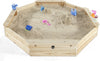 Plum® Giant Wooden Sand Pit [Natural]-Classroom Resources, Eco Friendly, Educational Play, Messy Play, Outdoor Play, Outdoor Sand & Water Play, Playground Equipment, Plum Play, Sand, Sand & Water, Sand Pit, Seasons, Stock, Summer-Learning SPACE