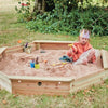 Plum® Giant Wooden Sand Pit [Natural]-Classroom Resources, Eco Friendly, Educational Play, Messy Play, Outdoor Play, Outdoor Sand & Water Play, Playground Equipment, Plum Play, Sand, Sand & Water, Sand Pit, Seasons, Stock, Summer-Learning SPACE