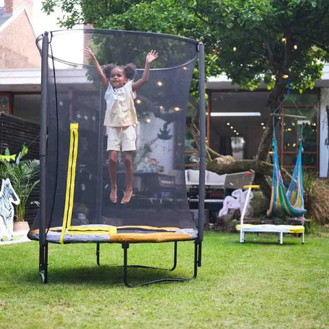 Plum® Junior Jungle 4ft Springsafe® Trampoline & Enclosure with Sounds-Plum Play, Plum Products Ltd, Trampolines-Learning SPACE