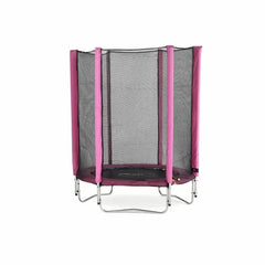 Plum® Pink Junior Trampoline and Enclosure – 4ft-Bounce, Plum Play, Plum Products Ltd, Trampolines-Learning SPACE