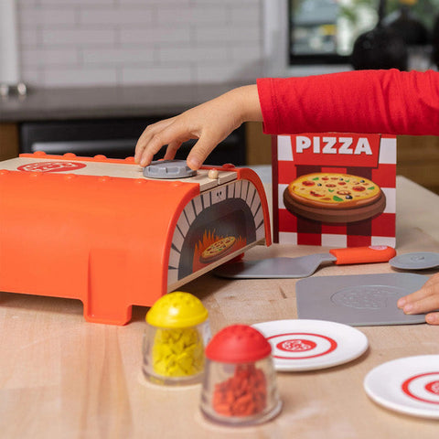 Pretendables Pizza Oven Set-Early years Games & Toys, Fat Brain Toys, Games & Toys, Gifts For 3-5 Years Old, Kitchens & Shops & School, Play Food, Play Kitchen Accessories, Pretend play, Role Play-Learning SPACE