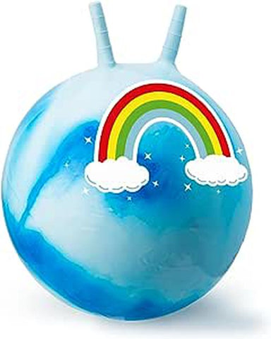 Rainbow Space Hopper-AllSensory, Bounce & Spin, Calmer Classrooms, Exercise, Gifts for 5-7 Years Old, Helps With, Sensory Seeking, Tobar Toys-Learning SPACE