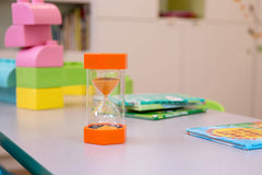 Medium Sand Timer - 10 Minutes (Orange)-AllSensory, Back To School, Classroom Resources, Discontinued, Educational Classroom Materials, Educational Play, Maths, Playlearn, Primary Maths, PSHE, Sand Timers & Timers, Schedules & Routines, Seasons, Sensory Seeking, Stock, Time, Visual Sensory Toys-Learning SPACE