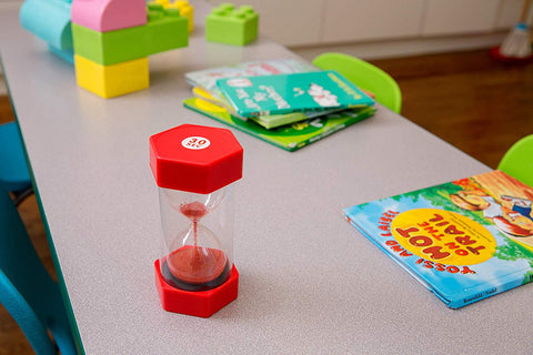 Medium Sand Timer - 30 Sec. (Red)-AllSensory, Early Science, Early Years Maths, Maths, Planning And Daily Structure, Playlearn, Primary Maths, PSHE, Sand Timers & Timers, Schedules & Routines, Sensory Seeking, Stock, Time, Visual Sensory Toys-Learning SPACE